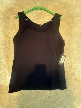 NWT JudyP Sleeveless Navy Tank Top